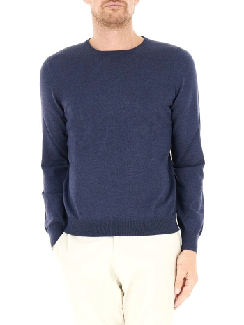 gran sasso πλεκτο crew neck μπλε σε προσφορά