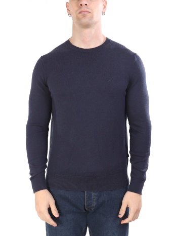 nautica πλekτο crew neck logo μπλε