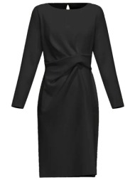 marella emme φορεμα midi kadiak μαυρο