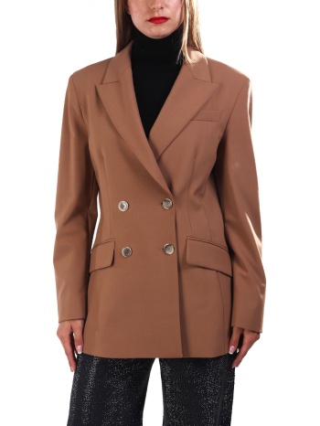 marella σακακι agile σταυρωτο μεσατο καφε σε προσφορά