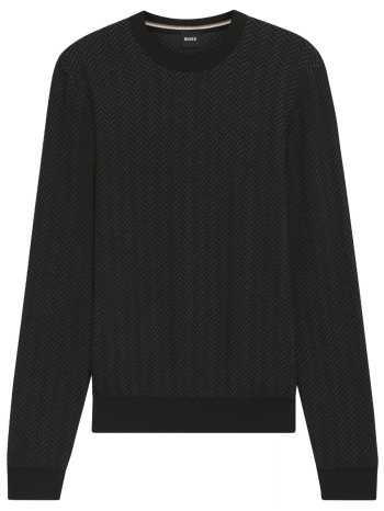 boss πλεκτο roundneck h-habito μαυρο σε προσφορά