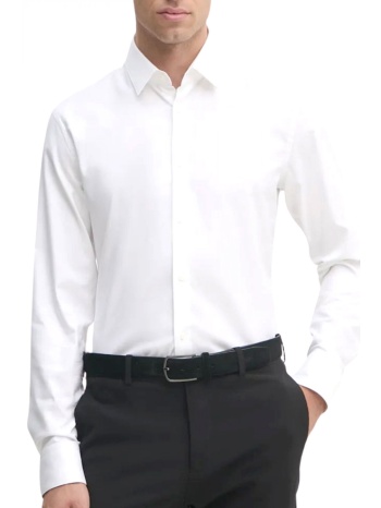 boss πουκαμισο slim fit easy iron h-hank-s-kent-232 λευκο