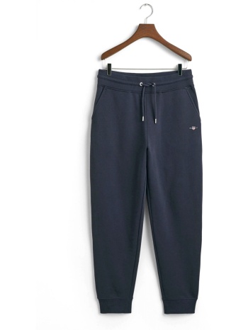 gant παντελονι φορμα reg shield sweatpants μπλε