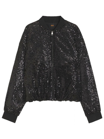 boss casual ζακετα c_jilloi fullzip παγιετα τσεπες μαυρο σε προσφορά