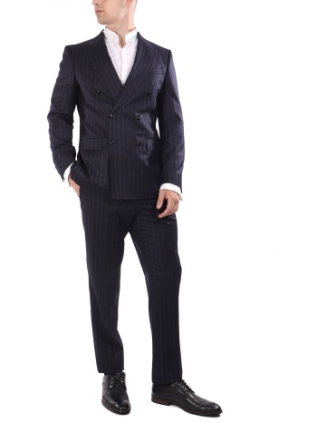 boss κοστουμι ριγε super 120 pure wool h-huge-2pcs-db-254b