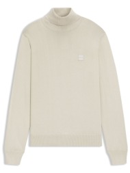 boss casual πλεκτο turtle neck akiro_s εκρου