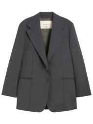 max mara weekend σακακι edmea ριγε σκουρο γκρι
