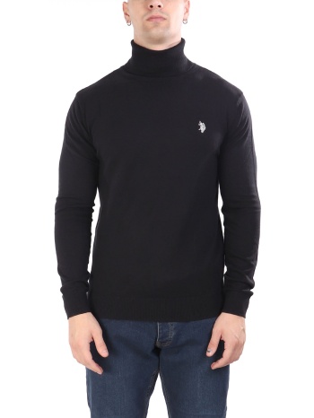 u.s.polo assn πλεκτο rollneck john μαυρο σε προσφορά