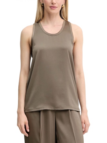 michael kors top με οψη σατεν καφε σε προσφορά