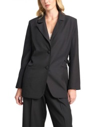 mind matter σακακι ariela ζωνη πλαινα μαυρο