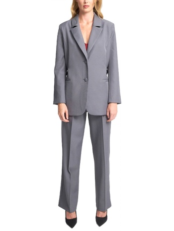 mind matter σακακι ariela ζωνη πλαινα γκρι σε προσφορά