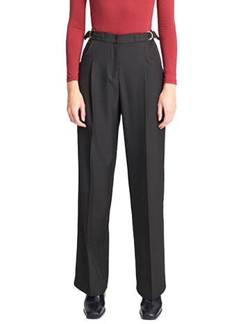 mind matter παντελονι kendra ζωνη πλαινα πιετα τσεπες μαυρο σε προσφορά