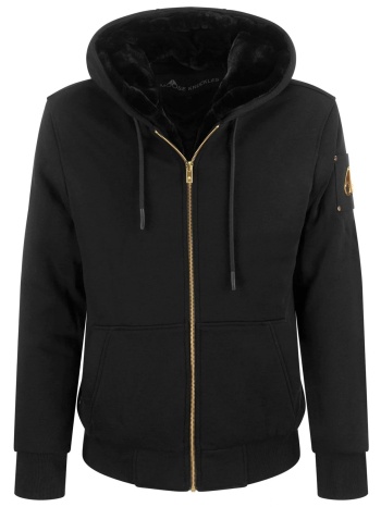 moose knuckles μπουφανοζακετα hoodie classic bunny gold