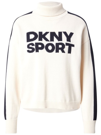 dkny πλεκτο ζιβαγκο logo εκρου-μαυρο σε προσφορά