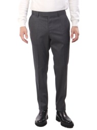boss παντελονι chino slim fit h-genius-dtl-wg-253 γκρι
