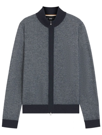 boss πλεκτο fullzip h-hetemo μπλε σε προσφορά