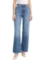 boss παντελονι jeans c_marlene hr 7.0 regular fit/wide leg μπλε