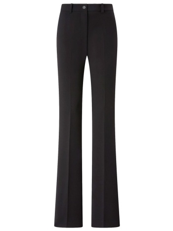 pinko παντελονι καμπανα logogrifo trouser slim fit μαυρο σε προσφορά