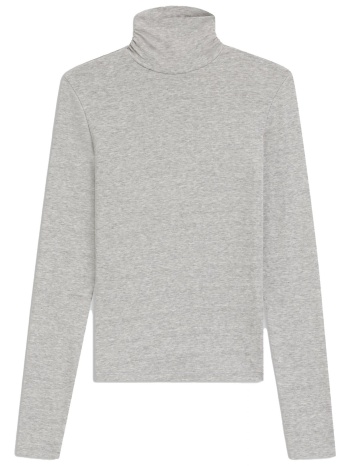 boss casual top turtleneck c_eliana slim fit stretch γκρι σε προσφορά