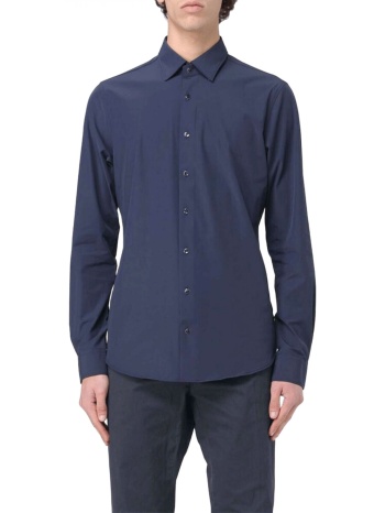 michael kors πουκαμισο slim fit performance stretch μπλε