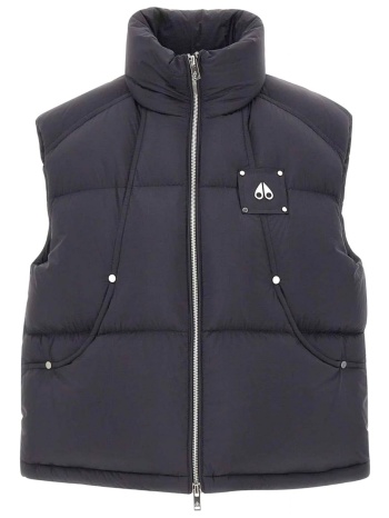 moose knuckles μπουφαν αμανικο logo μεταλλικο μαυρο σε προσφορά