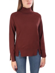 marella emme πλεκτο turtleneck aquile μπορντω