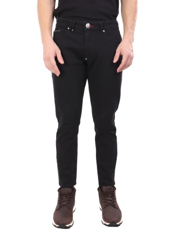 philipp plein παντελονι jeans skinny μαυρο σε προσφορά