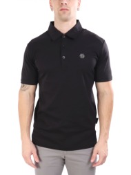 philipp plein polo classic hexagon μαυρο