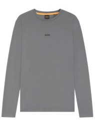 boss casual t-shirt tchark γκρι