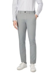 boss casual παντελονι chino μικροσχεδιο slim fit chino sli γκρι
