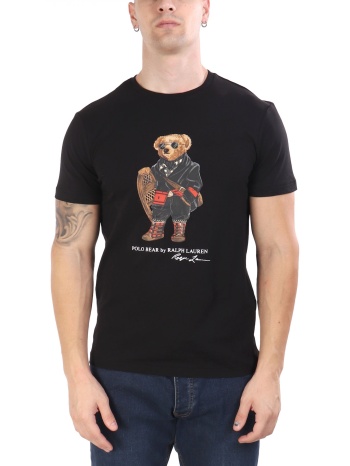 ralph lauren t-shirt crew neck custom slim fit logo bear σε προσφορά