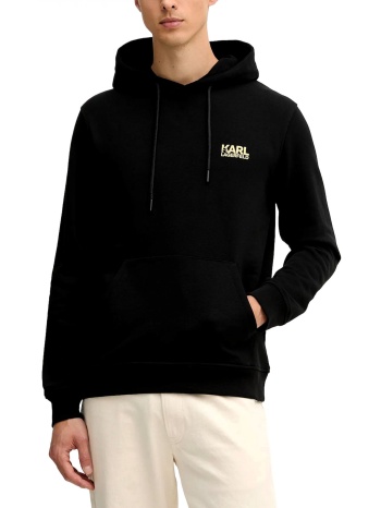 karl lagerfeld φουτερ hoodie gold logo μαυρο σε προσφορά