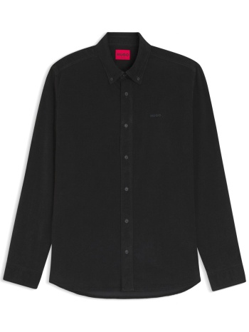 hugo πουκαμισο epazo κοτλε μαυρο σε προσφορά