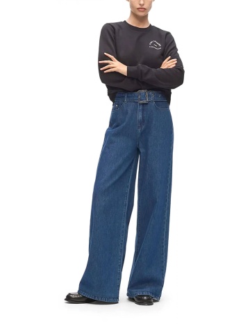 karl lagerfeld παντελονι jeans belted wide leg αποσπωμενη σε προσφορά