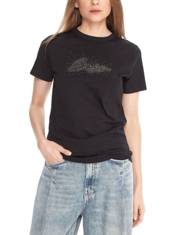 boss casual t-shirt c_elogo_print19 logo στρας μαυρο σε προσφορά