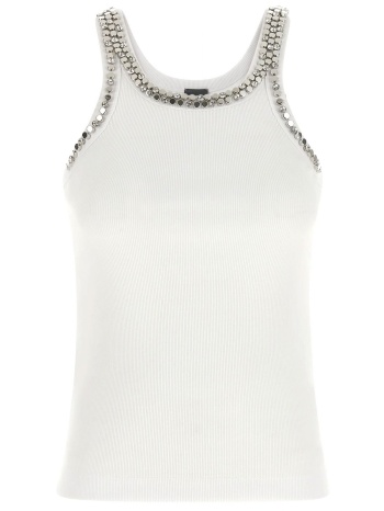 pinko φανελακι coriandoli tank top λευκο