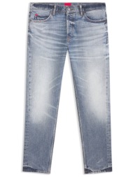 hugo παντελονι jeans tapered fit 634 μπλε