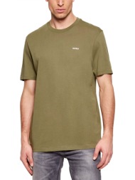 hugo t-shirt dero222 logo χακι