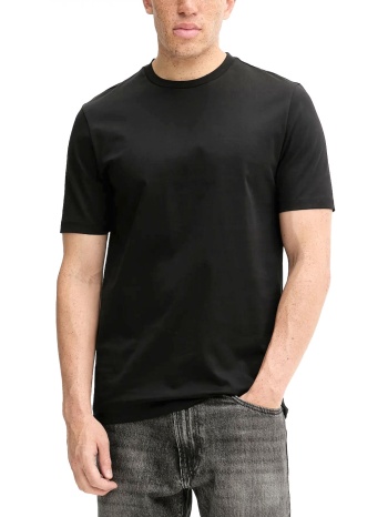 hugo t-shirt dimerstee logo μαυρο