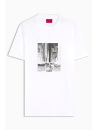 hugo t-shirt deyss logo εκρου