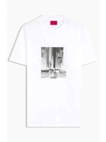hugo t-shirt deyss logo εκρου