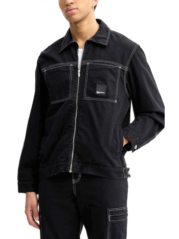 karl lagerfeld jeans μπουφαν τζιν contrast stitch jacκet