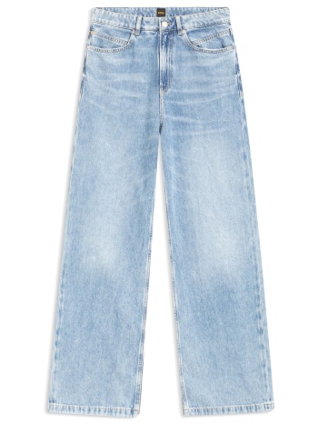 boss casual παντελονι jeans c_marlene hr 11.0 regular/wide