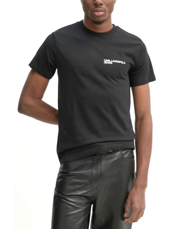 karl lagerfeld jeans t-shirt slim fit ss tee σκουρο μπλε