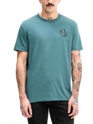 karl lagerfeld jeans t-shirt regular fit monogram tee πρασινο
