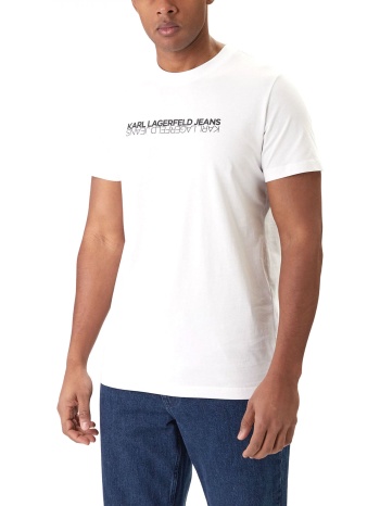 karl lagerfeld jeans t-shirt slim fit ss reflection tee
