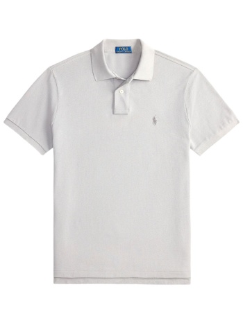 ralph lauren polo custom slim fit γκρι