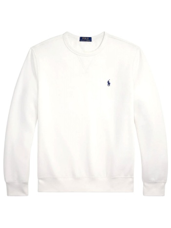 ralph lauren φουτερ crew neck logo λευκο
