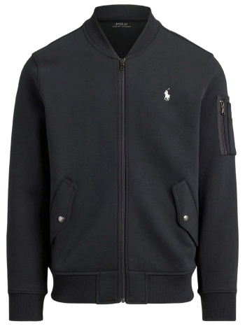 ralph lauren φουτερ fullzip logo μαυρο