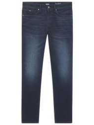 boss παντελονι jeans h-delaware slim fit μπλε